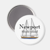 Newport Rhode Island Magneet (Voorkant / Achterkant)