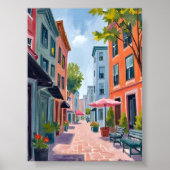 Newport Rhode Island Painting Poster (Voorkant)