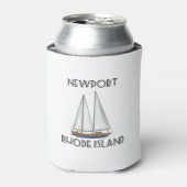 Newport Rhode Island Sailing Blikjeskoeler (Blikje Voorkant)