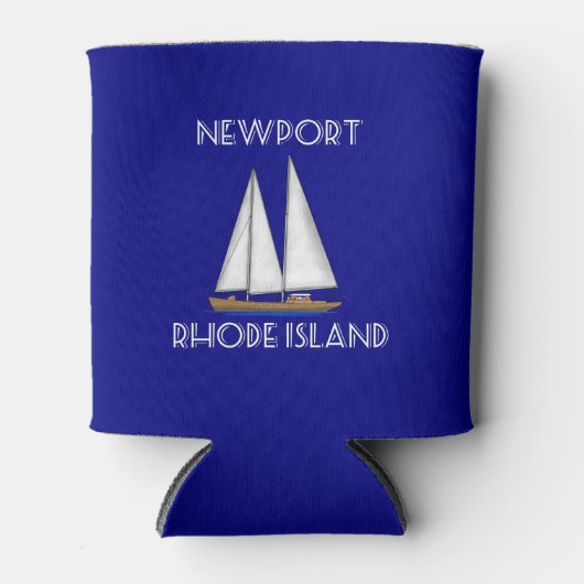 Newport Rhode Island Sailing Blikjeskoeler (Voorkant)