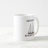 Newport Rhode Island Sailing Koffiemok (Voorkant rechts)
