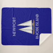 Newport Rhode Island Sailing Sherpa Deken (Voorkant (horizontaal))
