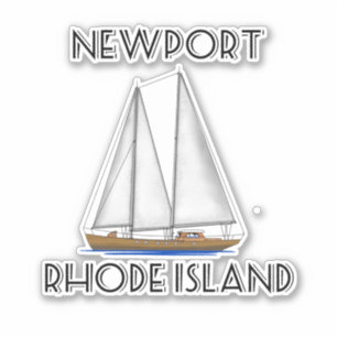 Newport Rhode Island Sailing Sticker