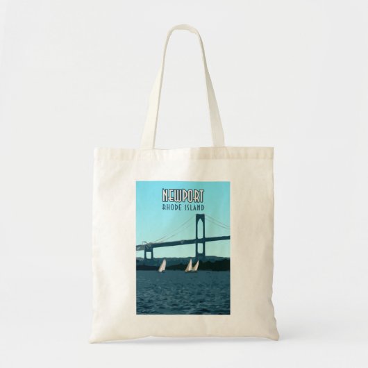 Newport Rhode Island Sailships Tote Bag (Voorkant)
