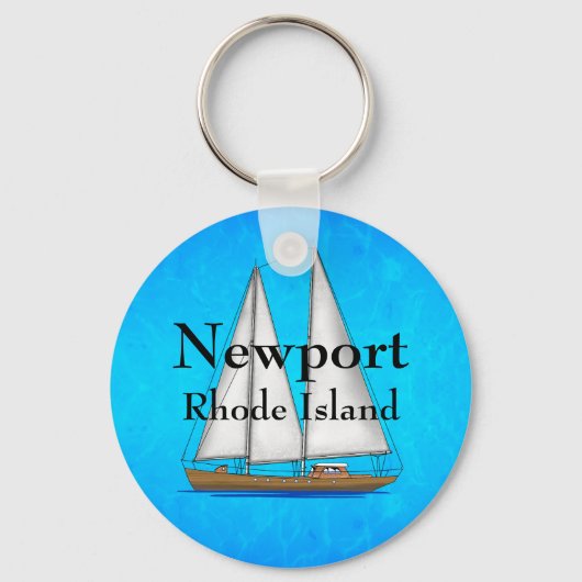 Newport Rhode Island Sleutelhanger (Voorkant)
