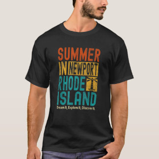 Newport Rhode Island Summer Dream It Ontdek it di T-shirt