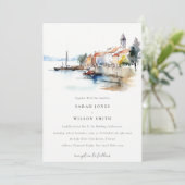 Newport Rhode Island Verenigde Staten bruiloft Kaart (Staand voorkant)