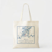 Newport Rhode Island Wedding Welcome Canvas tas (Voorkant)