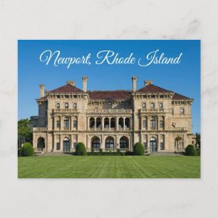 Newport RI Breakers Mansion US Reis Rhode Island Briefkaart