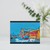 Newport RI Briefkaart (Staand voorkant)