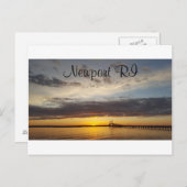 Newport RI Briefkaart (Voorkant / Achterkant)
