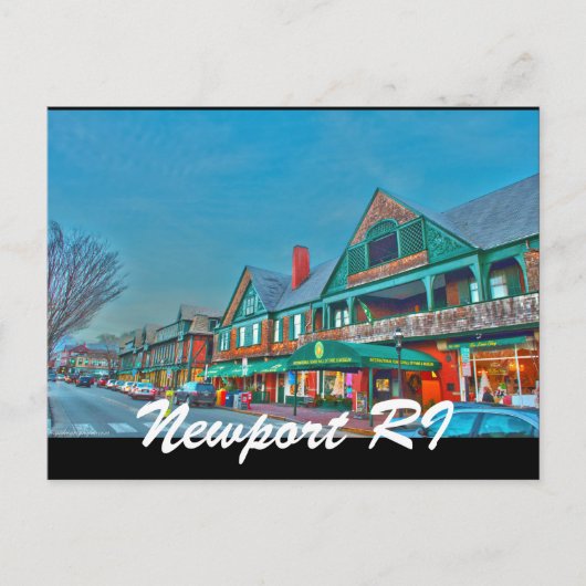 Newport RI Briefkaart (Voorkant)