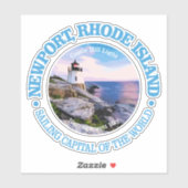 Newport RI (C) Sticker (Vel)