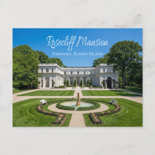 Newport RI Rosecliff Mansion Rhode Island Briefkaart