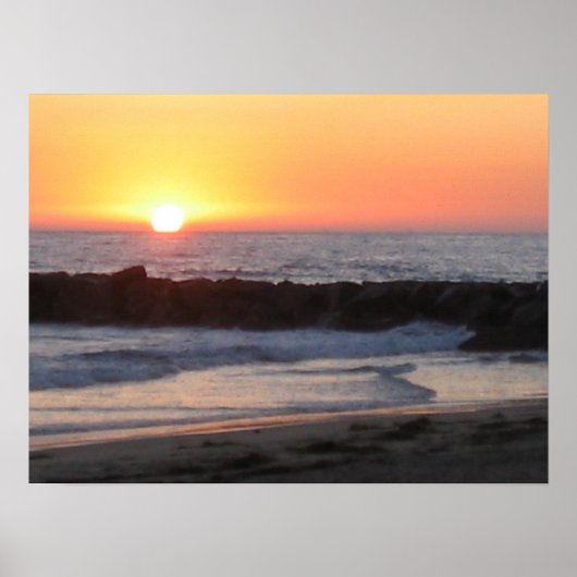 Newport Sunset Poster (Voorkant)