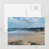 Newquay Bay beaches Cornwall England Briefkaart (Voorkant / Achterkant)