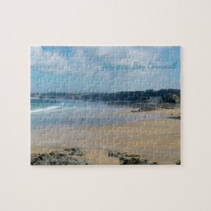 Newquay Bay beaches Cornwall England Legpuzzel