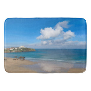 Newquay Bay in de zomer Badmat