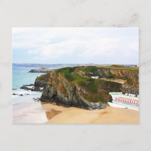 Newquay strand , Verenigd Koninkrijk Briefkaart