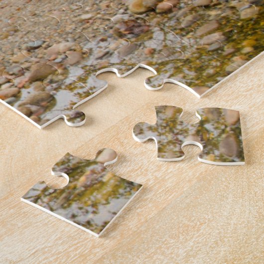 Newry Covered Bridge over rivier in het najaar Legpuzzel (Zijkant)