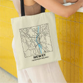 Newry, Northern Ireland City Map Tote Bag