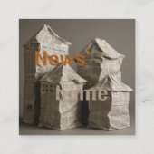 news' home vierkante visitekaartje (Achterkant)