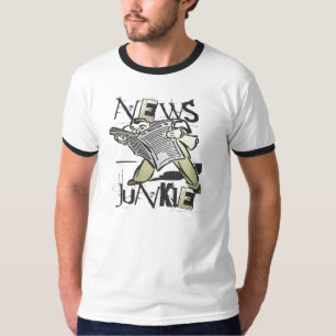 News Junkie T-shirt