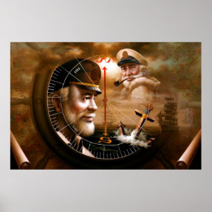 NEWS & TWO Map Captain 4 or TWO Sea Captain Poster