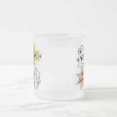 Newsflash Ik ben een Grammie T-shirts en Gifts Matglas Koffiemok (Center)