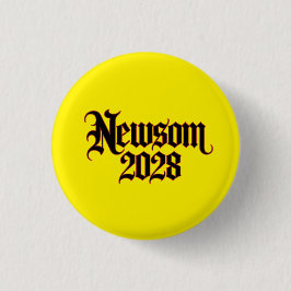 Newsom 2028 Gotische stijl Button