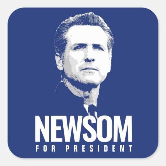 NEWSOM VIERKANTE STICKER (Voorkant)