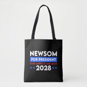 Newsom voor President Make America Care Again 2028 Draagtas