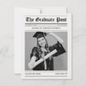 Newspaper 2026 Graduation Photos Save The Date (Devant)