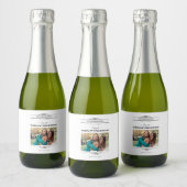 Newspaper Bridesmaid Proposal Retro Script Font Sparkling Wijnetiket (Flessen)