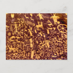 Newspaper Rock American Indian Utah Briefkaart