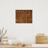 Newspaper Rock is een petroglyph-paneel dat is voo Poster (Keuken)