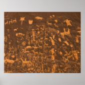 Newspaper Rock is een petroglyph-paneel dat is voo Poster (Voorkant)