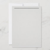 Newspaper-Style Wedding Save the Date (Achterkant)