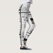 NEWSPAPIER LEGGINGS (Rechts)