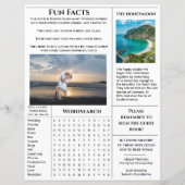 Newspapier Wedding Programme (Achterkant)