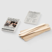 Newspapier Wedding Programme Handwaaier (Niet-gemonteerd)