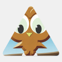 Newsprint Cartoon Owl