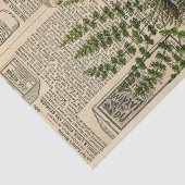 Newsprint Parrot Tissuepapier (Detail)