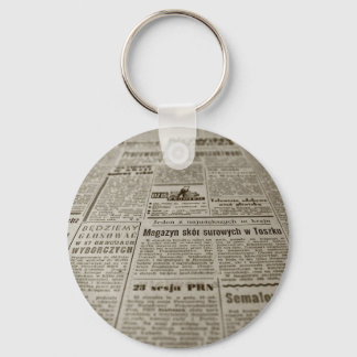 Newsprint Sleutelhanger