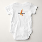Newt Brigade Baby Jersey Bodysuit (Achterkant)