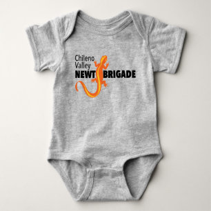 Newt Brigade logo baby jersey bodysuit