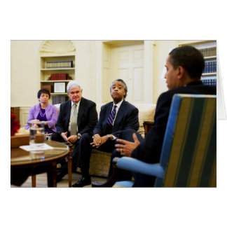 Newt Gingrich, Barack Obama, Jarrett en Sharpton