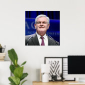 Newt Gingrich Poster (Thuiskantoor)