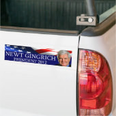 Newt Gingrich President 2012 Bumpersticker (Op Truck)