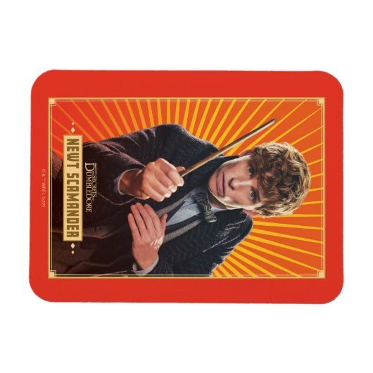 Newt Scamander Character Graphic Magneet (Horizontaal)